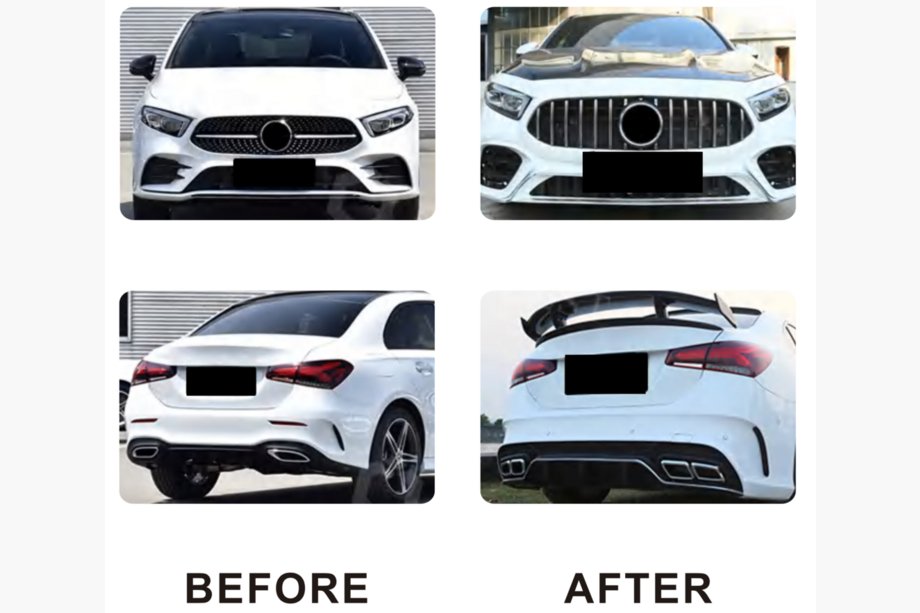 Mercedes A-class W177 2018– AMG A45 virsbūves komplekts (type-B) Image