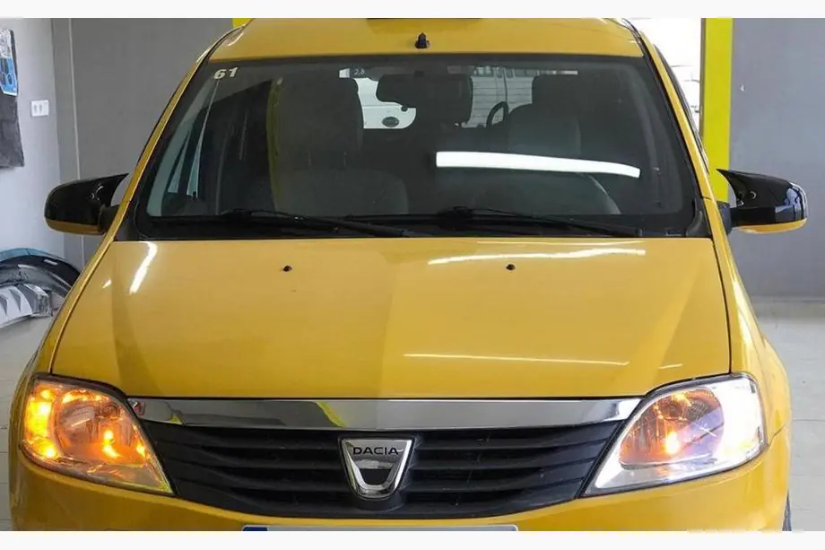 Renault Logan I 2008–2013 Spoguļu vāciņi BMW-Style (2 gab.) Foto 3