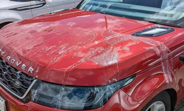 Ko darīt, ja auto apliets ar krāsu vai skābi?