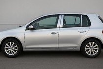 Volkswagen Golf 6 2008–2014 Durvju statņu uzlikas (6 gab., nerūsējošais tērauds) foto 1