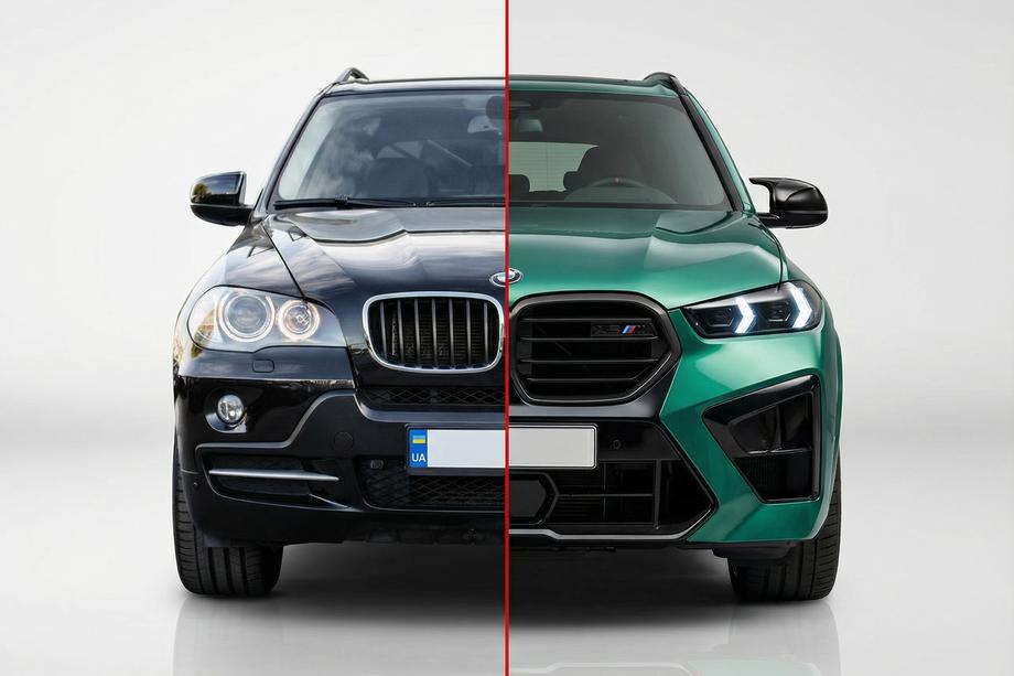 BMW X5 E70 2007–2013 Restailinga virsbūves komplekts X5M F95 2024 Image