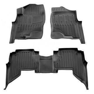 Stingray 3D gumijas salona paklājiņi (2005-2010, 3 gab.) Nissan Pathfinder R51 2005–2014