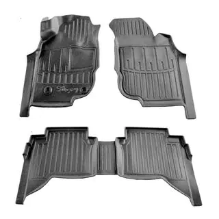 Stingray 3D gumijas salona paklājiņi (Crew Cab, 5 gab.) Toyota Hilux 2006–2015