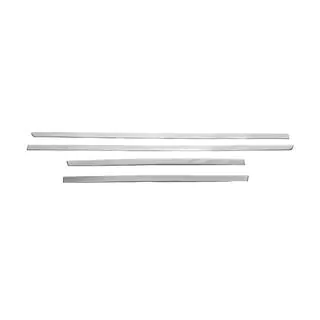 Universālas hromētas durvju līstes 90/58, 2,5 cm (4 gab., nerūsējošais tērauds) foto 3
