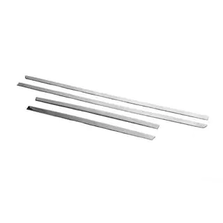 Universālas hromētas durvju līstes 90/58, 2,5 cm (4 gab., nerūsējošais tērauds) foto 2