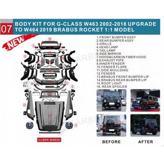 Restailinga komplekts G900 Roket Mercedes G сlass W463 1990–2018 foto 2