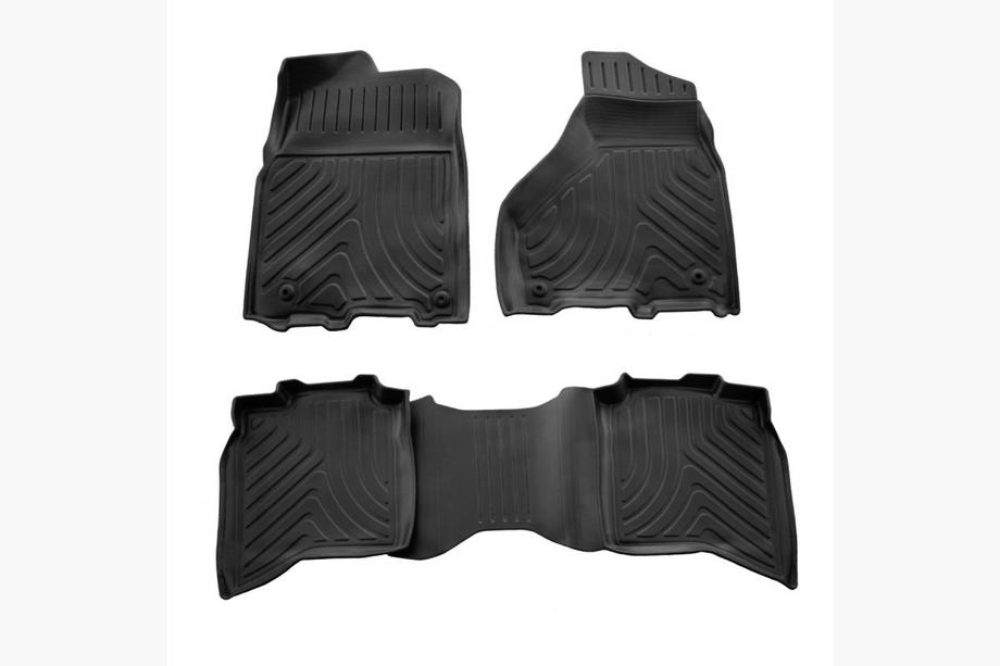 Dodge RAM (DS/DJ/D2) 2009–2024 Stingray 3D gumijas salona paklājiņi (Crew cab, 2009-2018, 4 gab.) Image