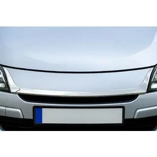 Radiatora režģa uzlika 2008-2011 (nerūsējošais tērauds) Renault Megane III 2009–2016 foto 1