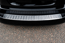 Volkswagen Golf 6 2008–2014 Aizmugurējā bufera aizsarguzlika Carmos V2 (SW, nerūsējošais tērauds) foto 3