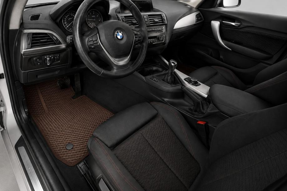 BMW 1. sērija F20/F21 2011–2019 EVA auto paklājiņi (brūni) Image