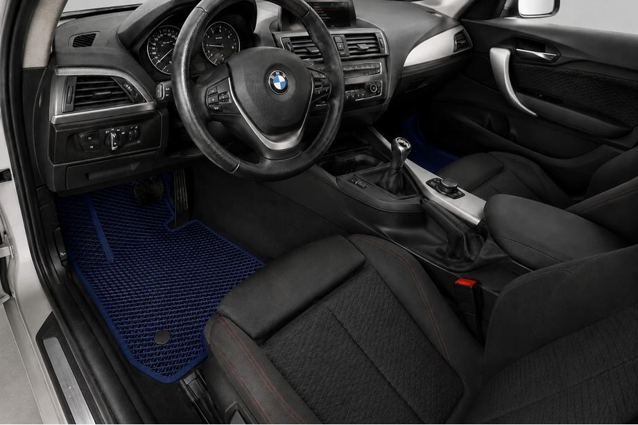 BMW 1. sērija F20/F21 2011–2019 EVA paklājiņi (Zili) Image