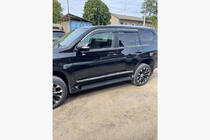 Lexus GX460 2009–2023 Sānu sliekšņi (2 gab., alumīnijs) Balta krāsa (pelēks pakāpiens) foto 8