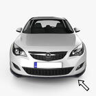 Opel Astra J 2009–2015 ESA priekšējā bufera lip uzlika (melna) foto 1
