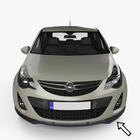 Opel Corsa D 2007–2014 ESA priekšējā lūpa (2010-2014, melna) foto 1