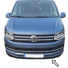 Volkswagen T6 2015–2024 ESA priekšējā bampera lūpa (Caravelle, melna) foto 1