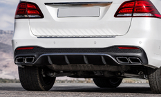 Mercedes GLE/ML class W166 2011–2018 Aizmugurējais difuzors GLE (GLE63 dizains) foto 1