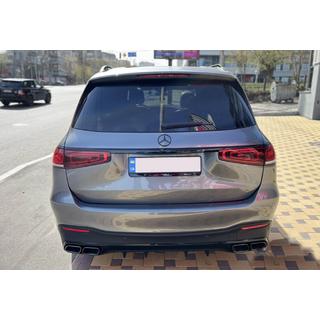 Aizmugurējais difuzors ar izpūtēja uzgaļiem BlackEdition (GLS63 dizains) foto 2