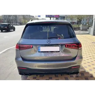 Aizmugurējais difuzors ar izpūtēja uzgaļiem BlackEdition (GLS63 dizains) foto 2
