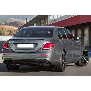 Aizmugurējais difuzors ar izplūdes uzgaļiem E63-Design Black (AMG/AMG-Line 2016-2020) foto 1