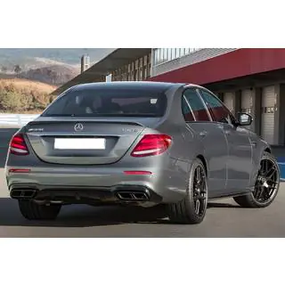 Aizmugurējais difuzors ar izplūdes uzgaļiem E63-Design Black (AMG/AMG-Line 2016-2020) Mercedes E-klase W213 2016–2023 foto 1