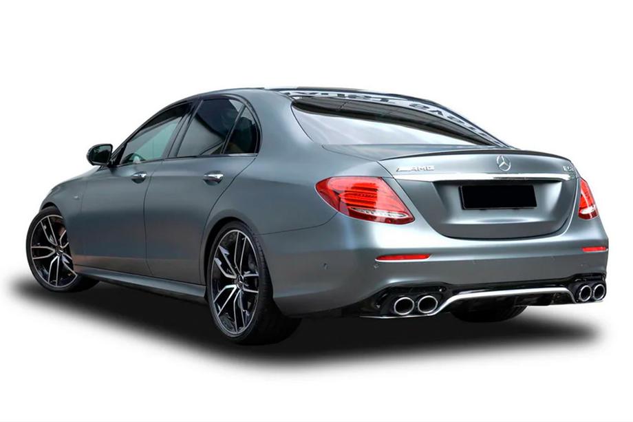 Mercedes E-klase W213 2016–2023 Aizmugurējais difuzors ar izpūtēja uzgaļiem E53-Design (AMG/AMG-Line) Image