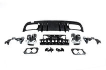 Mercedes C-class W205 2014–2021 Aizmugurējais difuzors ar izplūdes uzgaļiem (Design C43) foto 6