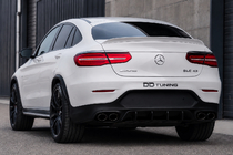 Mercedes GLC Coupe C253 2016–2023 Aizmugurējais difuzors ar izplūdes uzgaļiem (AMG43 dizains) foto 6