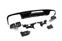 Mercedes CLS C218 2011–2018 Aizmugurējais difuzors ar izplūdes uzgaļiem Black (2015-2018, CLS63 dizains) foto 5