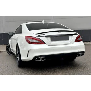 Aizmugurējais difuzors ar izplūdes uzgaļiem Black (2015-2018, CLS63 dizains)