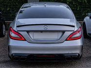 Mercedes CLS C218 2011–2018 Aizmugurējais difuzors ar izplūdes uzgaļiem Black (2015-2018, GT63 dizains) foto 4