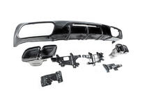 Mercedes CLS C218 2011–2018 Aizmugurējais difuzors ar izplūdes uzgaļiem Black (2015-2018, GT63 dizains) foto 7