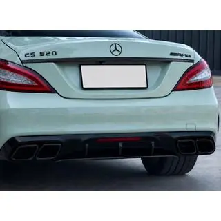 Aizmugurējais difuzors ar izplūdes uzgaļiem Black (2015-2018, GT63 dizains) foto 3