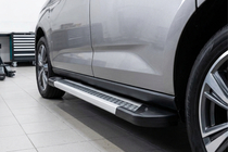 Ford Connect 2021– Sānu pakāpieni Vision New Grey (2 gab., alumīnijs) Maxi riteņu bāze foto 1