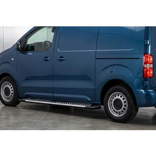 Sānu sliekšņi Line (2 gab., alumīnijs) Opel Zafira Life 2019– foto 1