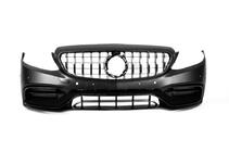 Mercedes C-class W205 2014–2021 Priekšējais bamperis komplektā (AMG C63-designs 2018-2021) foto 3