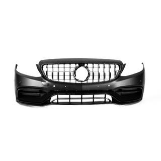 Priekšējais bamperis komplektā (AMG C63-designs 2018-2021) Mercedes C-сlass W205 2014–2021 foto 3