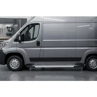 Sānu pakāpieni New Vision Grey (2 gab., alumīnijs) foto 1