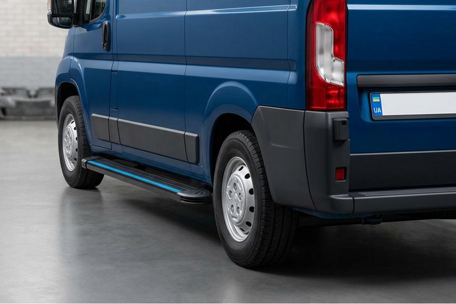 Opel Movano 2021– Sānu sliekšņi Maya Blue (2 gab., alumīnijs) Īsā riteņu bāze Foto 1