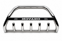Opel Movano 2021– Priekšējais aizsargstienis (bull bar) WT004 (nerūsējošais tērauds) foto 1