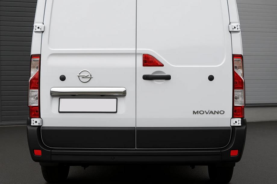Opel Movano 2021– Hroma līste virs numura zīmes (nerūsējošais tērauds) Image