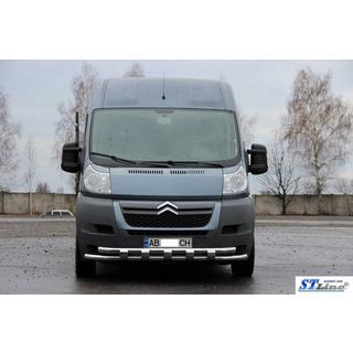 Priekšējā aizsargstanga ST015 (nerūsējošais tērauds) Opel Movano 2021– foto 2