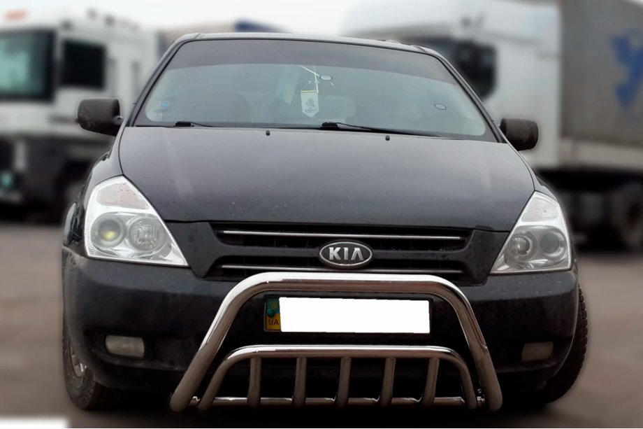 Kia Carnival 2002–2013 Priekšējais aizsargstienis WT002 (2006-2013, nerūsējošais tērauds) Image