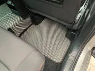 Volkswagen Golf Sportsvan 2014–2020 EVA auto paklājiņi (melni) foto 7
