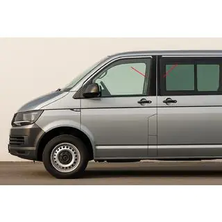 Durvju statņu hroma uzlikas EuroCap Volkswagen T5 2010–2015 foto 1