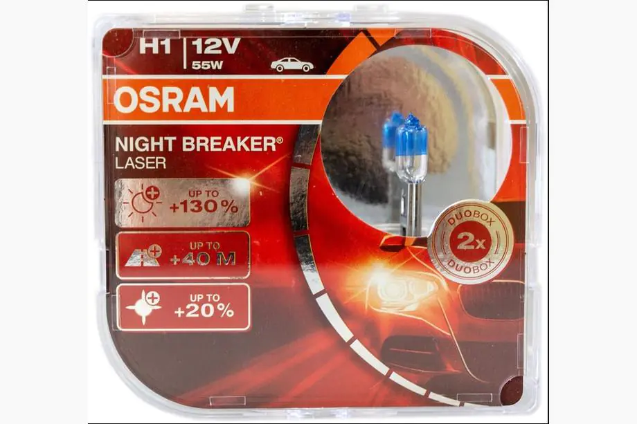 Osram 64150NBL H1 55W 12V priekšējā luktura spuldze Foto 1