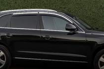 Audi Q5 2008–2017 Logu vēja deflektori ar hromētu līsti Niken Luxury (4 gab.) foto 1