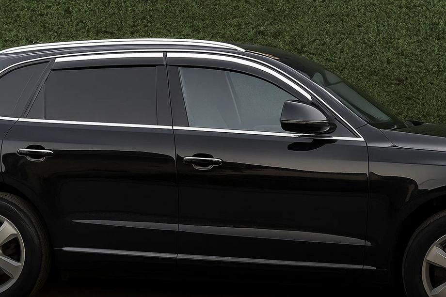Audi Q5 2008–2017 Logu vēja deflektori ar hromētu līsti Niken Luxury (4 gab.) Image