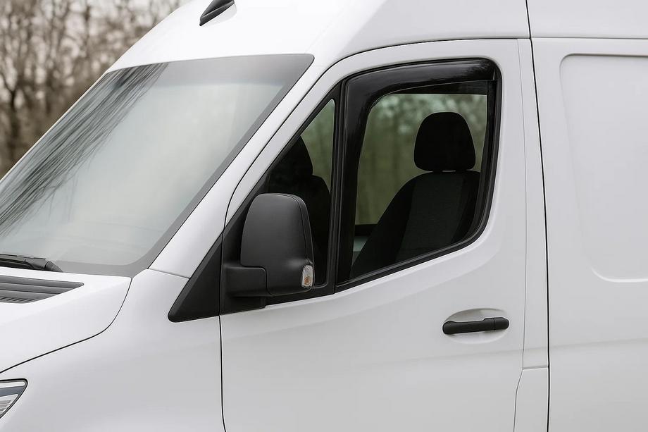 Mercedes Sprinter W907/W910 2018– Logu vēja deflektori ieliekamie Niken Luxury (2 gab.) Image