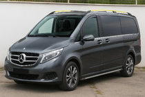 Mercedes Vito/V klase W447 2014– Logu vēja deflektori ieliekamie Niken Luxury (2 gab.) foto 3