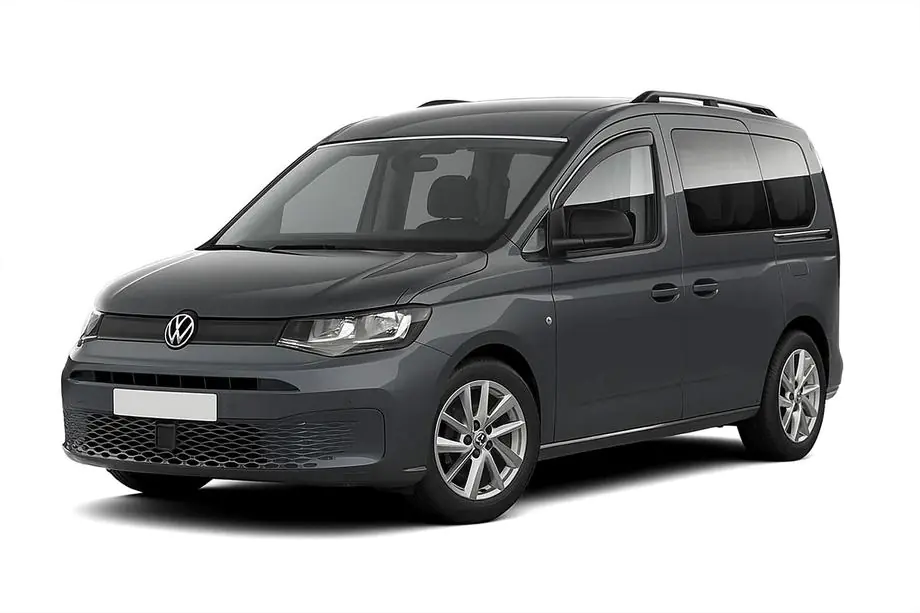 Volkswagen Caddy 2020– Logu vēja deflektori ar hromētu līsti Niken Luxury (2 gab.) Image